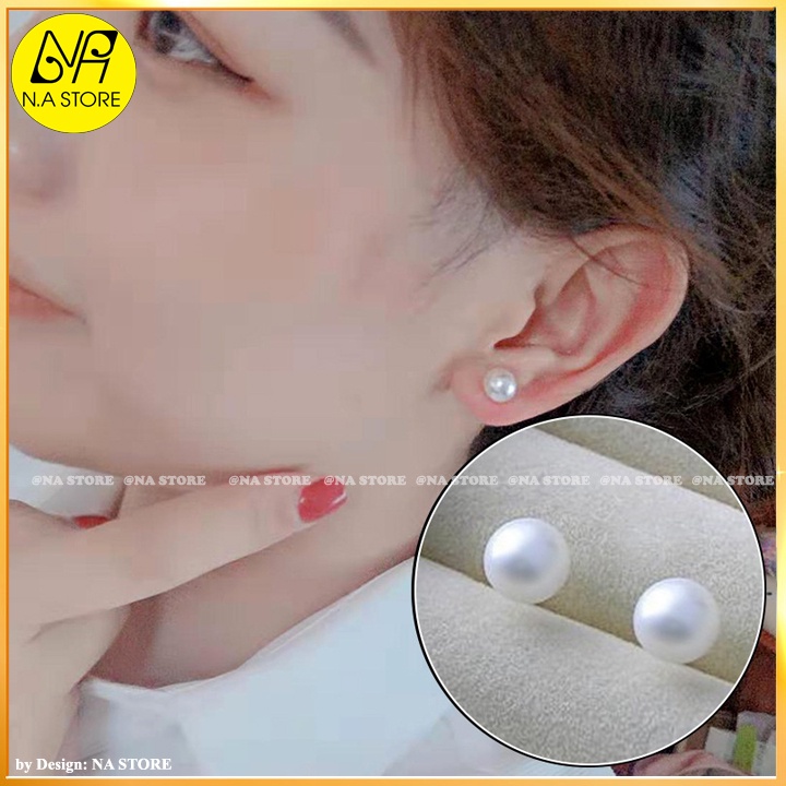 Bông Tai Ngọc Trai Nữ nhân tạo sang trọng thanh lịch cho nữ
