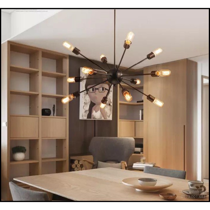 Đèn THẢ CẦU GAI thả nhên loại 12, 18, 20 đui