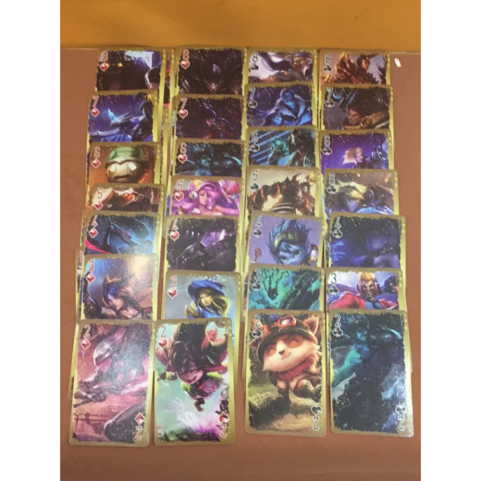 Bộ bài tây 52 lá tú lơ khơ Liên Minh Huyền Thoại / League of Legends / LOL