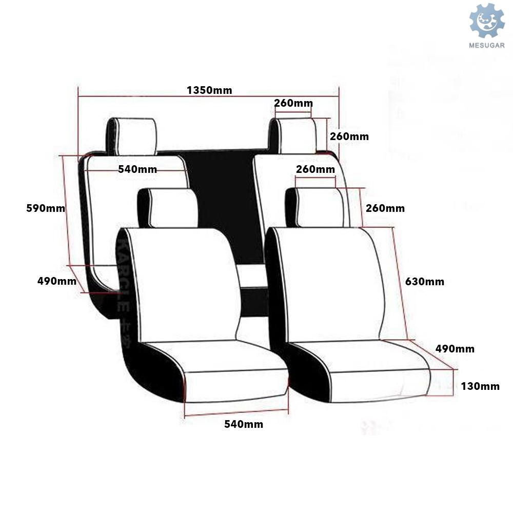 Vỏ bọc ghế ngồi xe hơi họa tiết 3d có thể điều chỉnh phù hợp cho 4 mùa