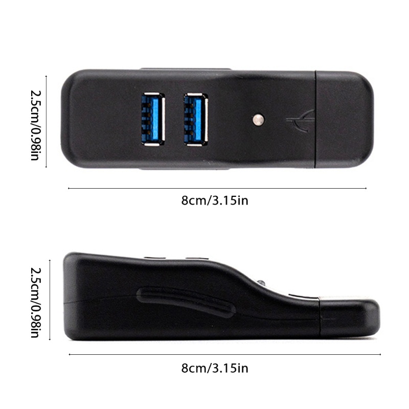 Bộ Chia 4 Cổng USB 3.0 Kèm Bàn Phím Và Chuột Cho Laptop