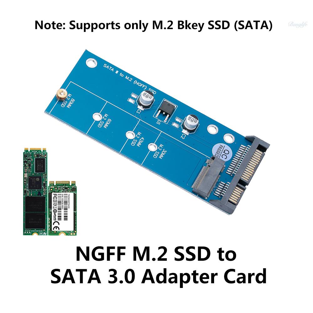 Thẻ Chuyển Đổi Ngff M.2 Ssd Sang Sata 3.0 Cho Ổ Cứng Ssd 30 / 42 / 60 / 80mm M.2 | BigBuy360 - bigbuy360.vn