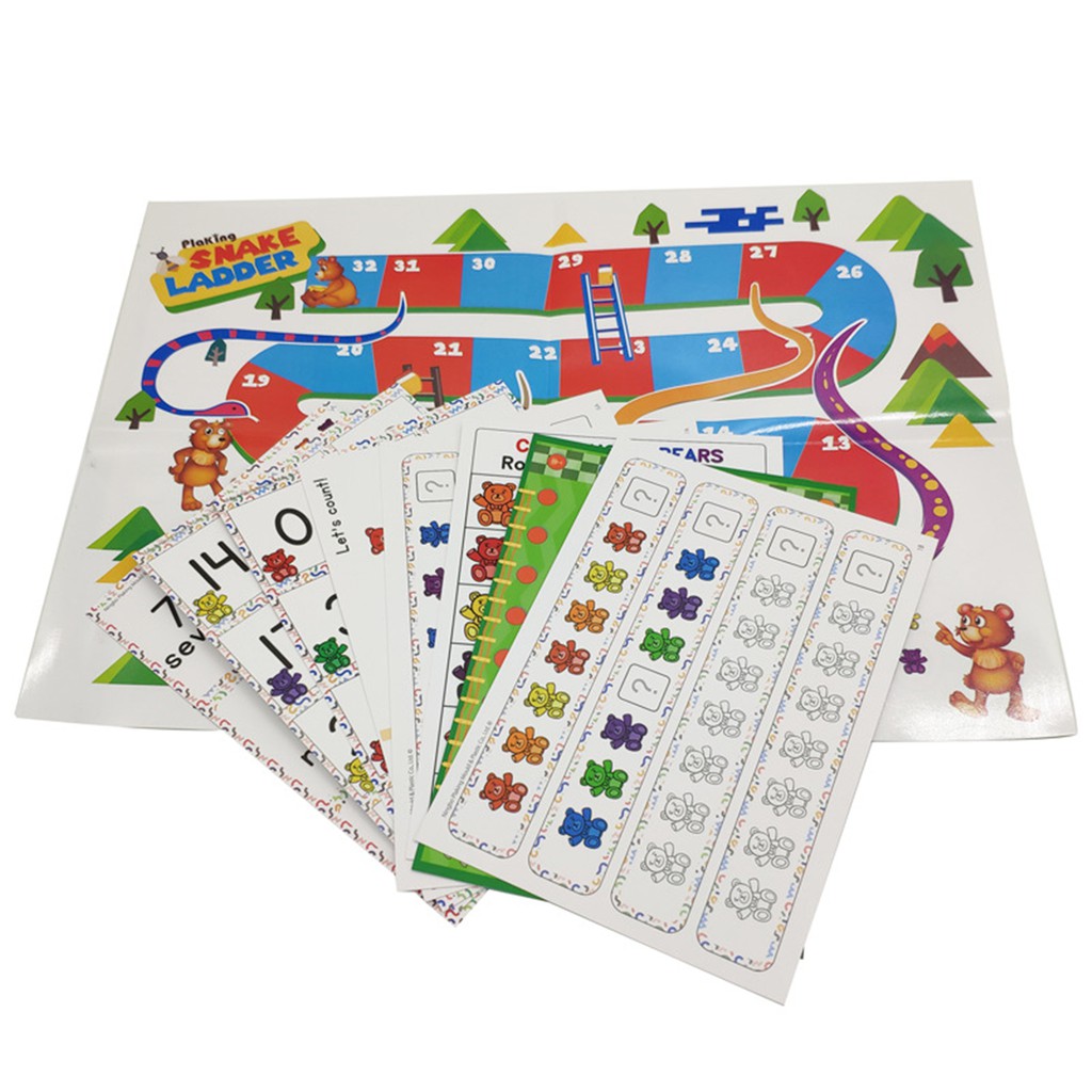Bộ Đồ Chơi Đếm Hình Gấu Màu Sắc Cầu Vồng Theo Phương Pháp Montessori Cho Bé