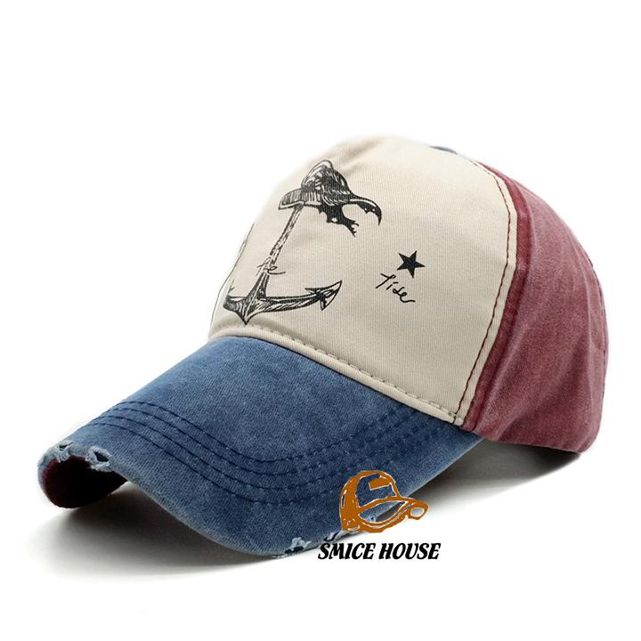 Mua NÓN LƯỠI TRAI MỎ NEO JEAN RÁCH MŨ NAM NỮ PHONG CÁCH BỤI BẶM giá rẻ ...