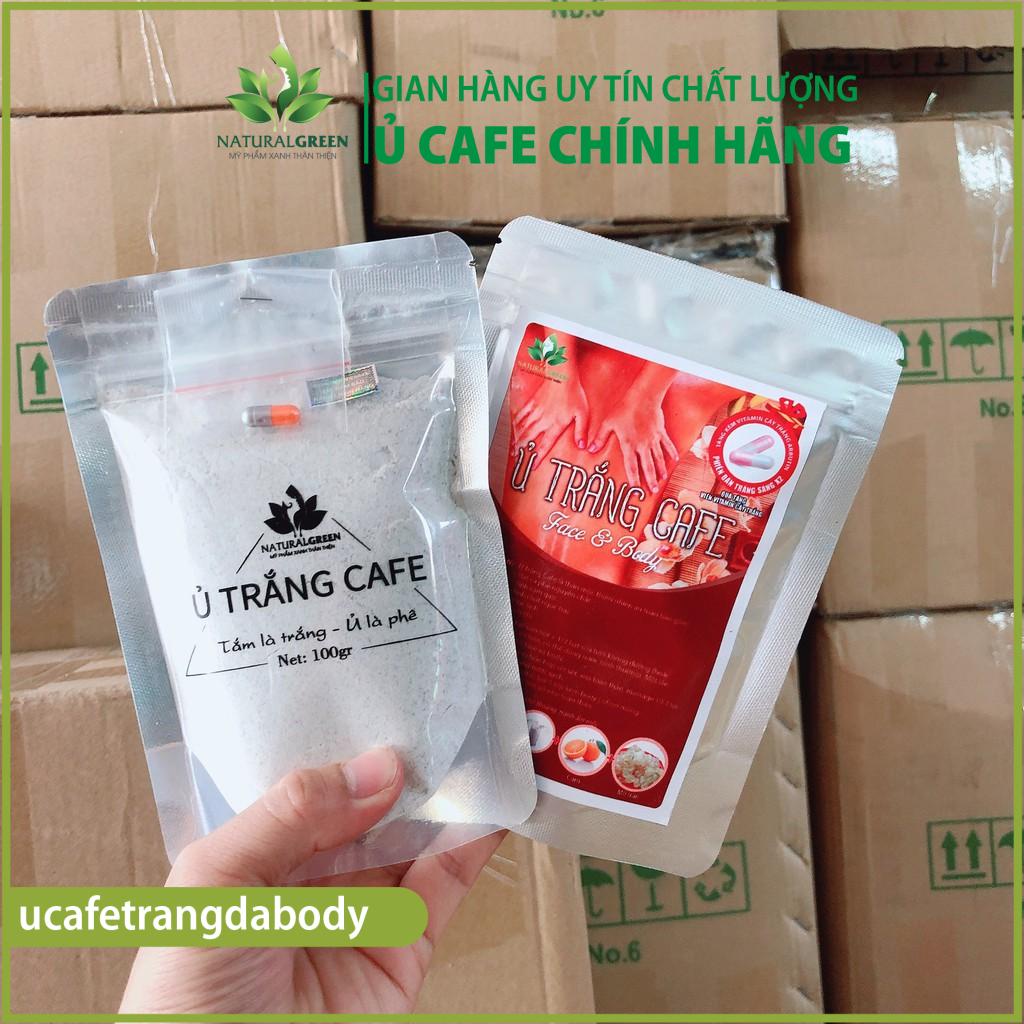 (100gr) 1 gói ủ cafe chính hãng,ủ trắng cà phê,ủ cà phe,ủ trắng body,dùng cho face và body hàng chính hãng