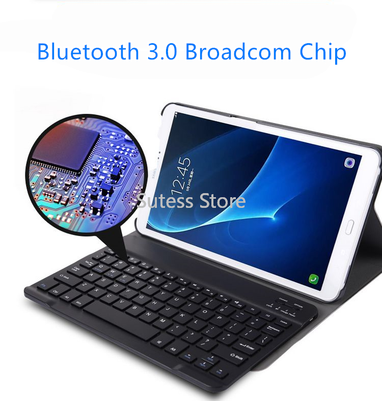 Vỏ bảo vệ bằng da pu kèm bàn phím bluetooth cho Huawei Matepad Pro 10.4 10.8 MediaPad T5 10.1 M6 10.8 | BigBuy360 - bigbuy360.vn