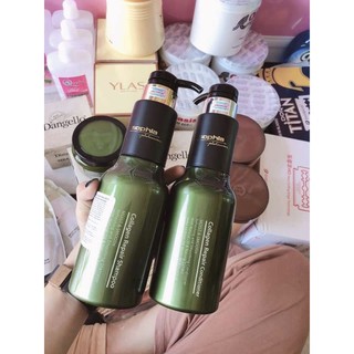 Dầu gội xả phục hồi tóc hư tổn Sophia collagen platinum 500mlx2