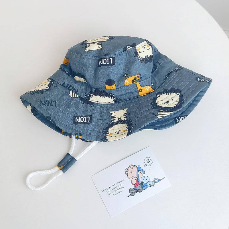 Nón Tai Bèo Vải Cotton Mỏng Thời Trang Đi Biển Cho Bé