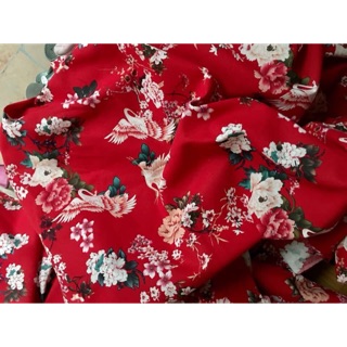 Vải linen hoạ tiết