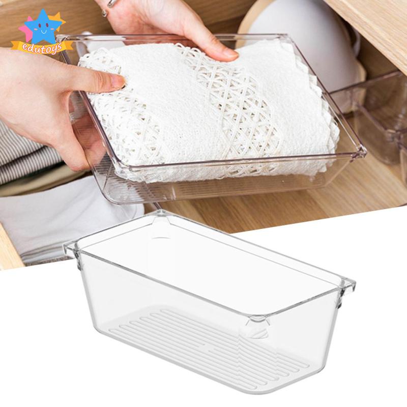 Khay Nhựa Trong Suốt Đựng Đồ Trang Điểm Tiện Dụng