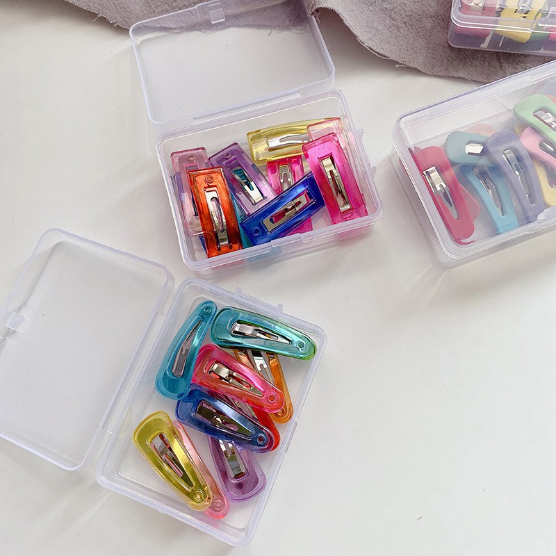 Set 10 kẹp tóc nhiều màu nhiều kiểu dáng tùy chọn dễ thương