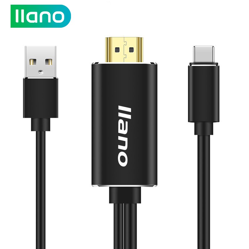 Llano Bộ Chuyển Đổi Loại c Sang hdmi usb Cho macbook / huawei metabook