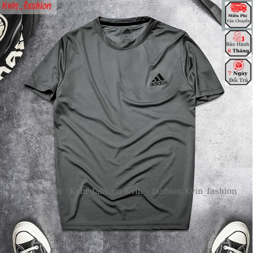Áo Thun Lạnh Adidas Thể Thao Nam- Hàng xuất dư- Rẻ đẹp- Thiết kế thời Trang trẻ trung năng động Kvin_fashion