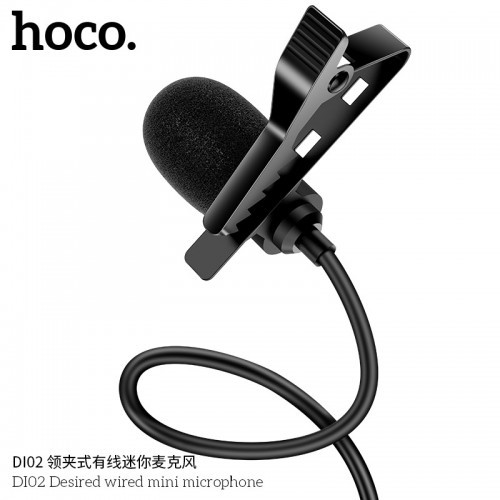 Micro mini gài áo có màng lọc âm thanh hoco DL02 - vienthonghn