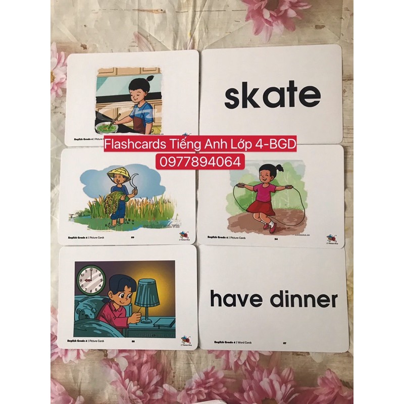 Flashcard Tiếng Anh Lớp 1-2-3-4-5❤️ Tiếng Anh Bộ Giáo Dục Mới Nhất 2021