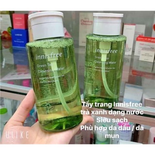 Nước tẩy trang innisfree trà xanh