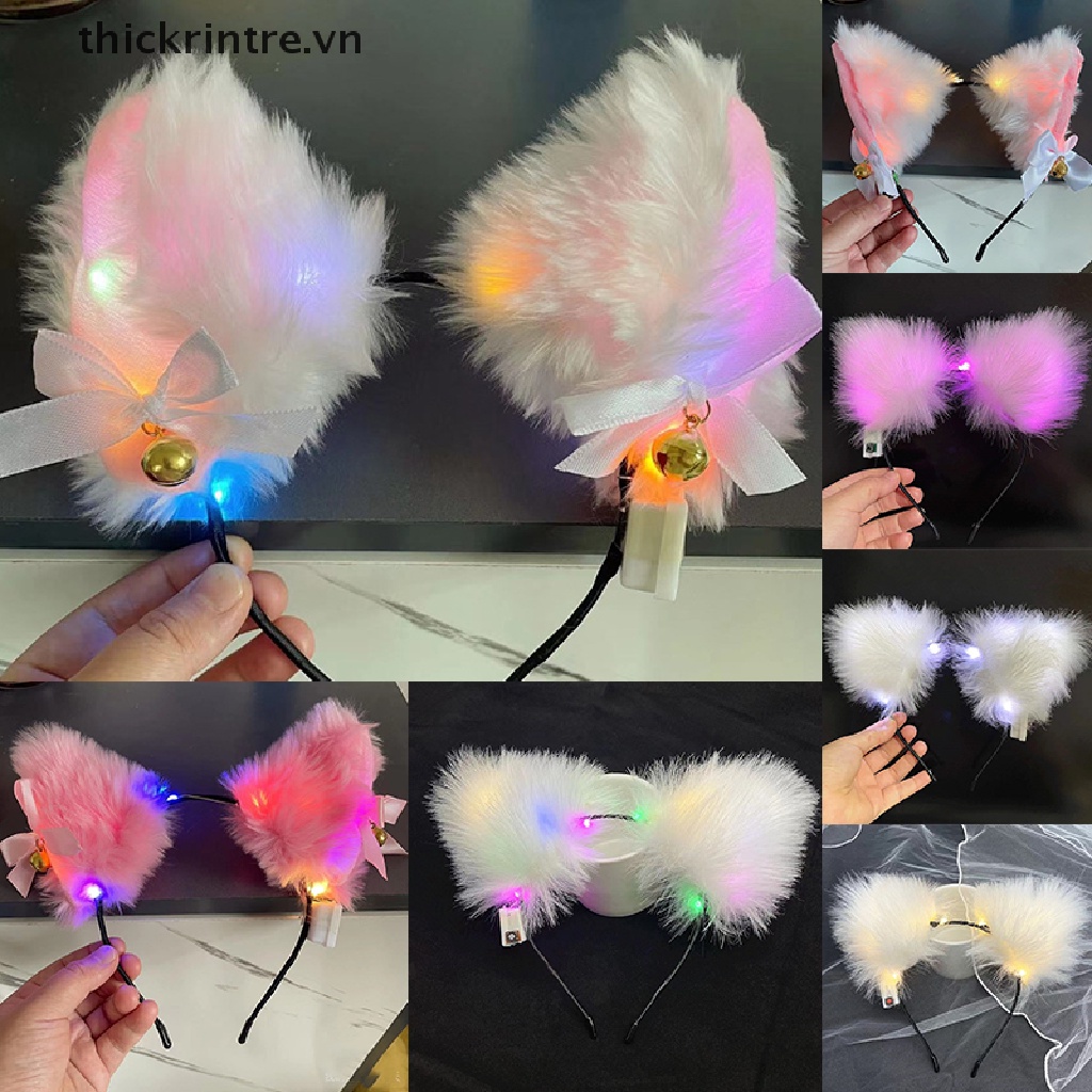 Băng Đô Tai Cáo Hóa Trang Halloween Cho Nữ