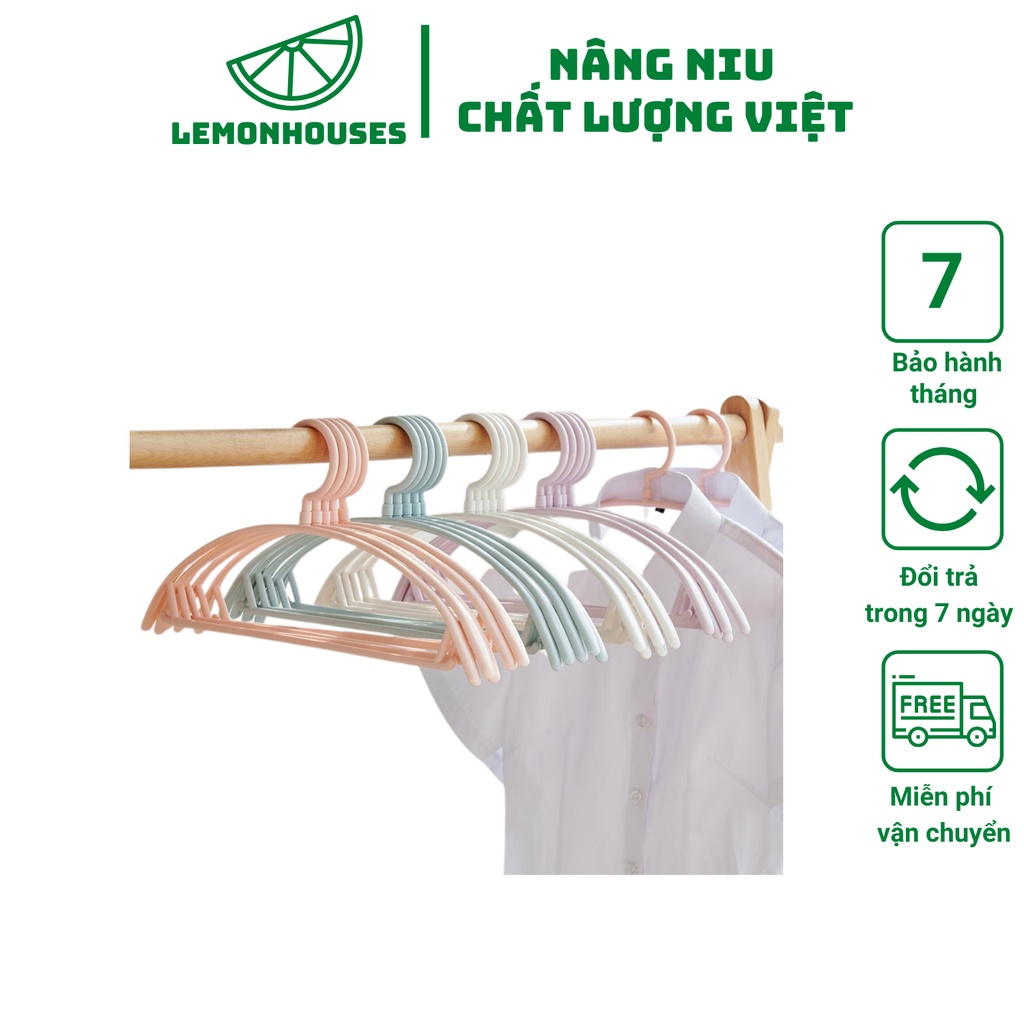 Móc Quần Áo Nội Địa Xoay 360 độ Nhựa Cao Cấp Không Biến Dạng Quần Aó Size 40cm cực bền