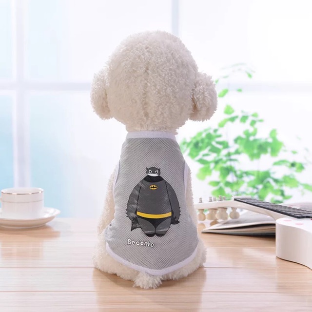 ÁO LƯỚI CHO CHÓ MÈO HÌNH BATMAN