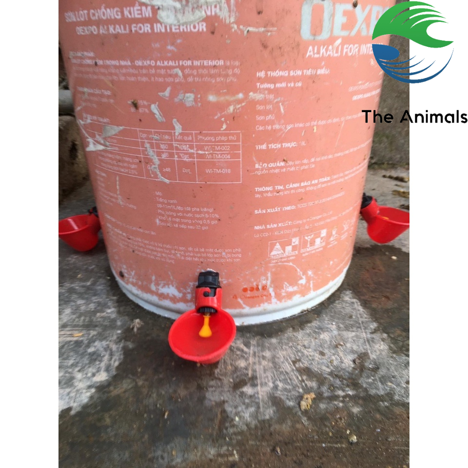 [COMBO 7 CÁI] Máng uống nước tự động cho gà gắn vào xô