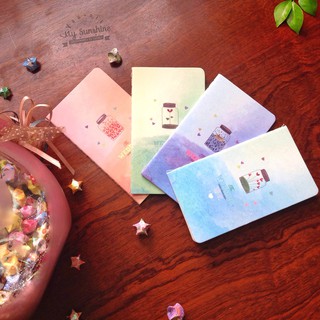 Sổ tay mini Wedding đầy màu sắc -  32 trang giấy kẻ ngang