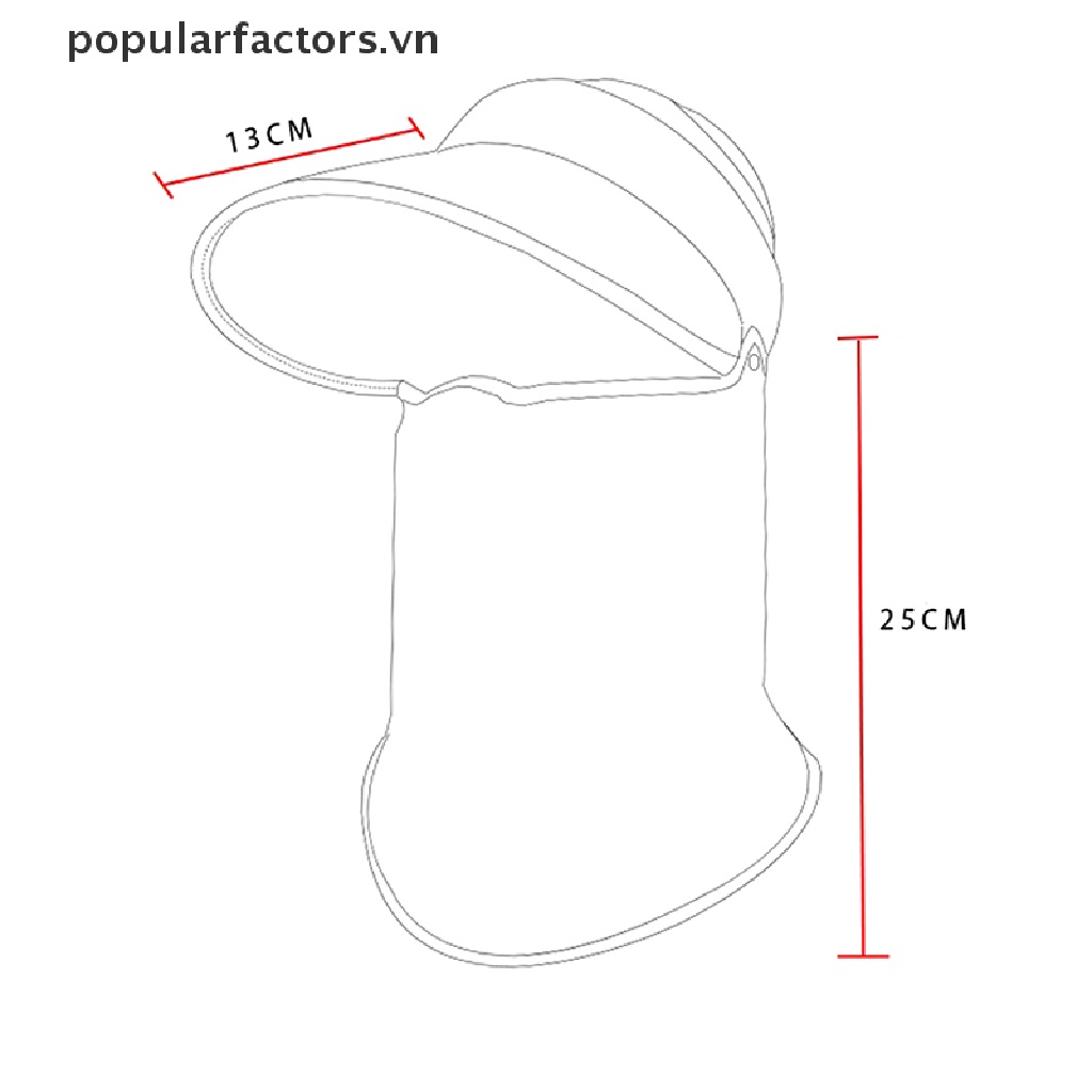 Mũ Rộng Vành Che Phủ Cổ Chống Tia UV Có Thể Gấp Gọn Thời Trang Mùa Hè Cho Nữ
