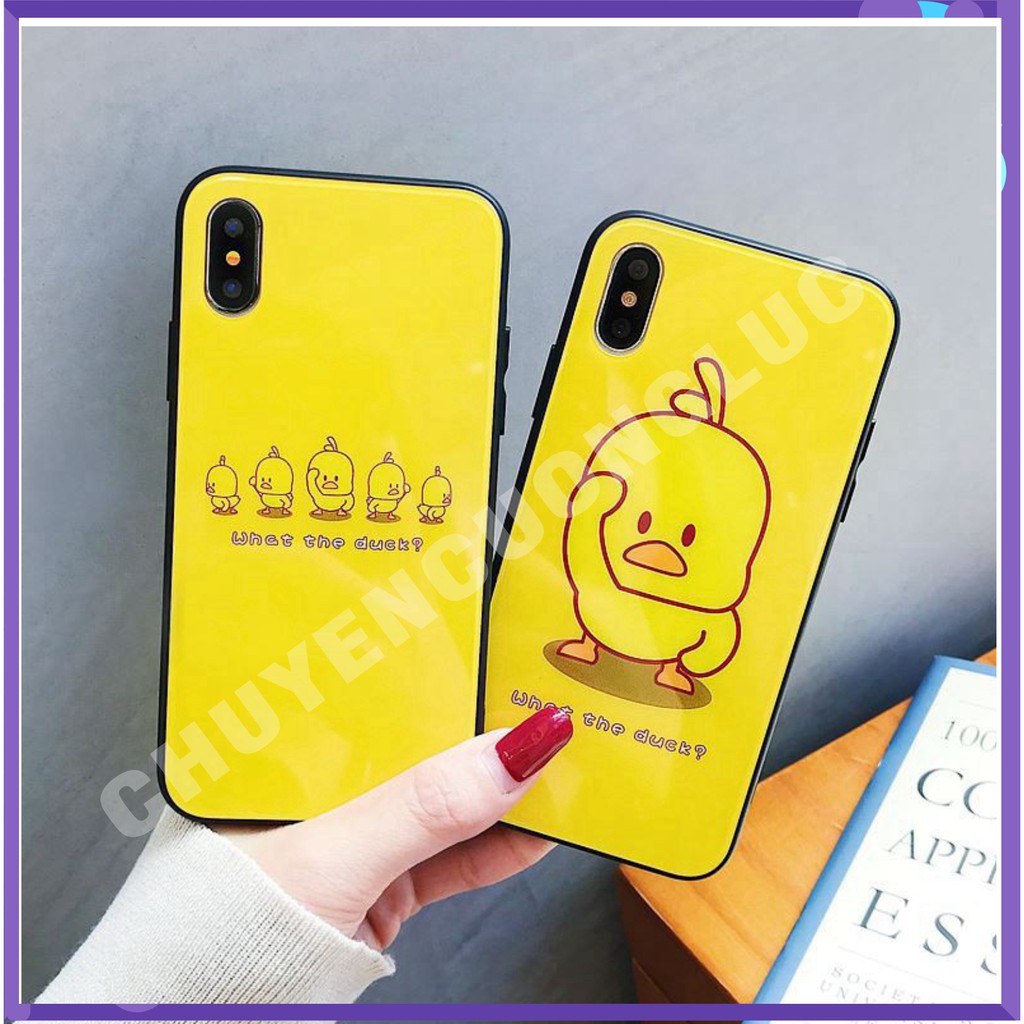 [HOT] Ốp Lưng Kính Cường Lực DUCK