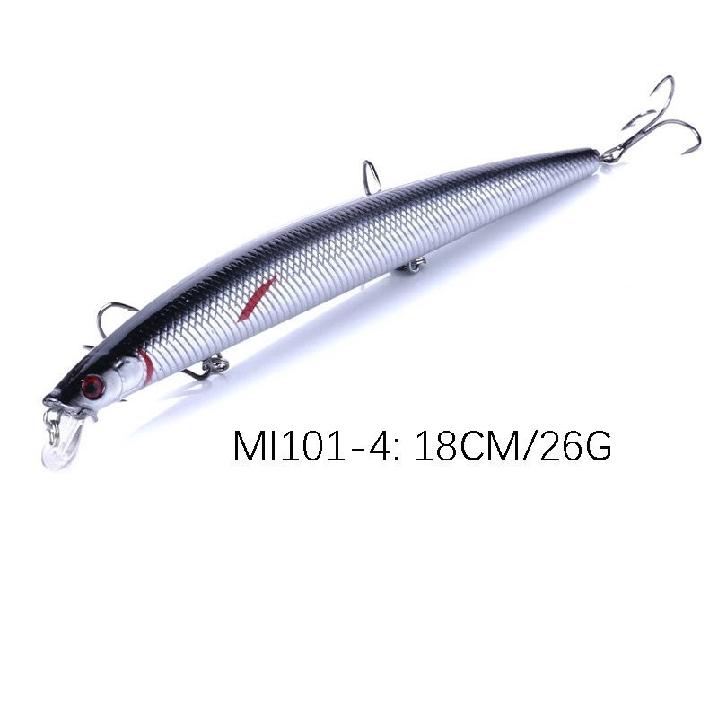 [SALE]  Mồi Câu lure, cá chẽm , có mú, cá ngão , cá biển dài 18cm nặng 26gr