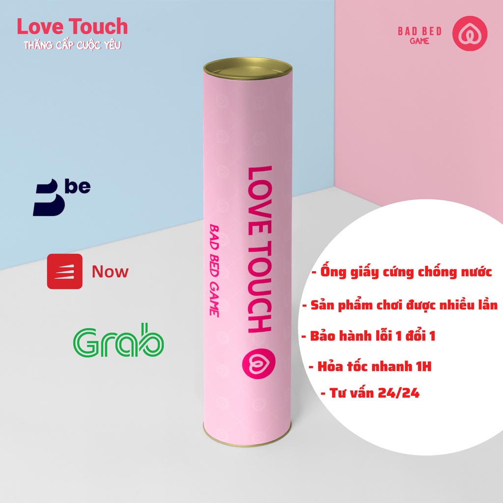 Bảng game bad bed trò chơi dringking game nâng tầm cảm xúc cho các cặp đôi đang yêu nhau - LOVE TOUCH