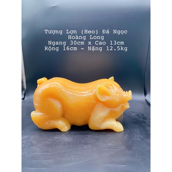 Tượng Con Lợn, Con Heo Đá Ngọc Hoàng Long Phong Thuỷ