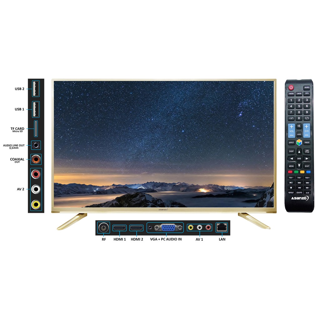 TIVI ASANZO SMART 40INCH – MODEL 40E800