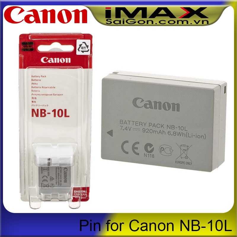 Bộ 1 pin 1 sạc máy ảnh cho Canon NB-10L