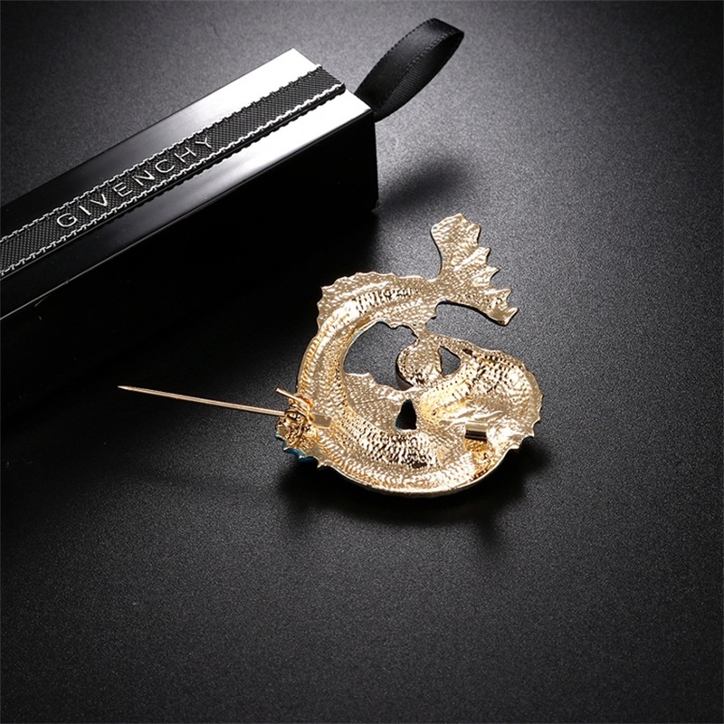 Mới Ghim Cài Áo Hình Cá Ngựa Đính Đá Thời Trang Dành Cho Nữ