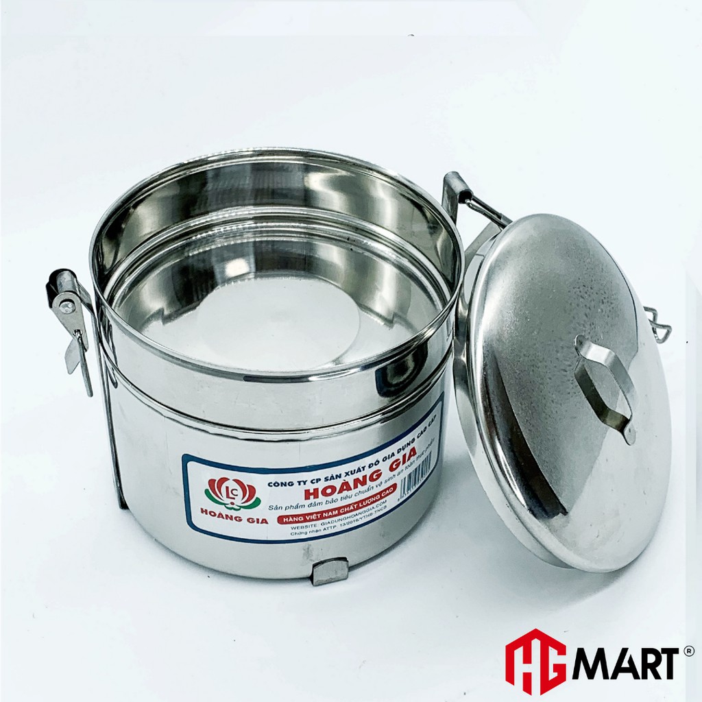 Cặp Lồng Inox giữ nhiệt 2 ngăn HG Mart