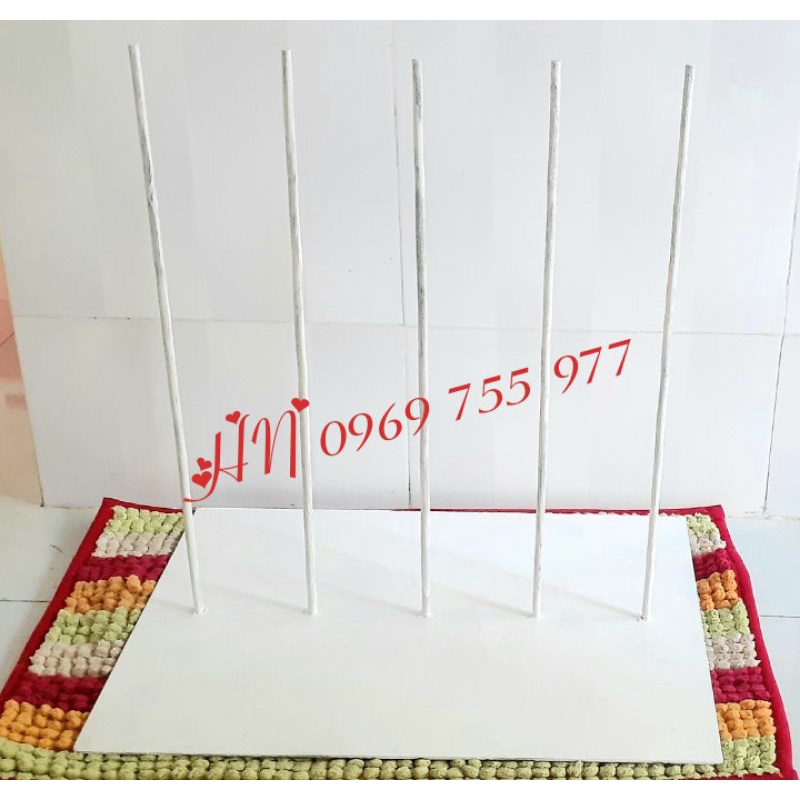 Chân đế sắt làm hoa voan khổng lồ