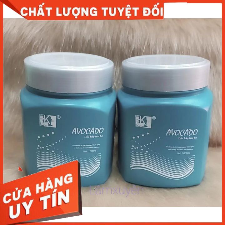 Hấp dầu AVOCADO TRÁI BƠ (1000ml) dưỡng chất giúp phục hồi và tái tạo tóc chắc khỏe