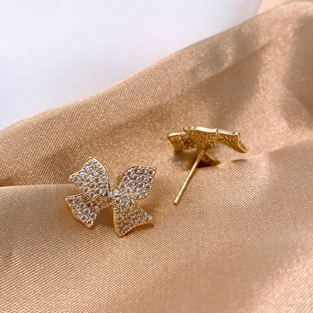 Khuyên Tai Nơ Xinh Xắn Dành Cho Nữ