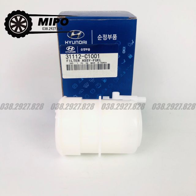 Lọc xăng, lọc nhiên liệu xe Elantra (16-20), I30 (17-20), Sonata (14-20), Optima (16-20) (Mã: 31112C1001 / 31112C1000)