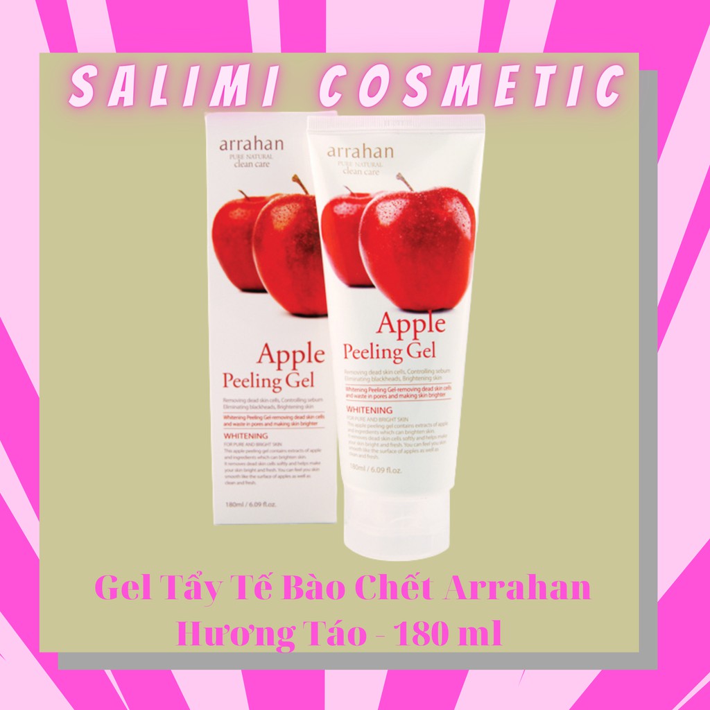 Gel Tẩy Tế Bào Chết Arrahan Hương Táo Apple Peeling Gel 180ml - HÀNG CHÍNH HÃNG