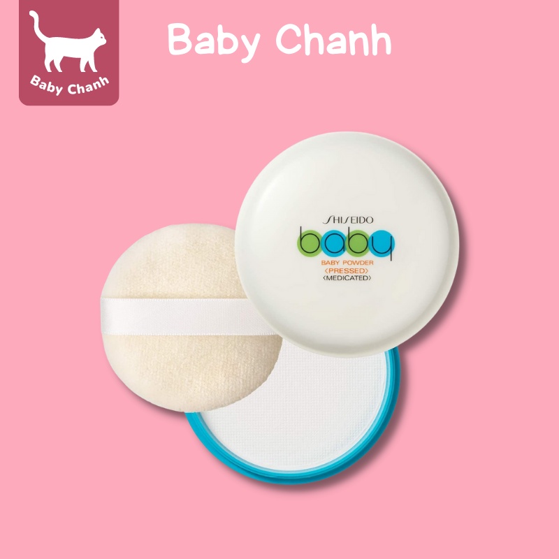 Phấn phủ Shiseido kiềm dầu kiêm phấn rôm em bé 50g
