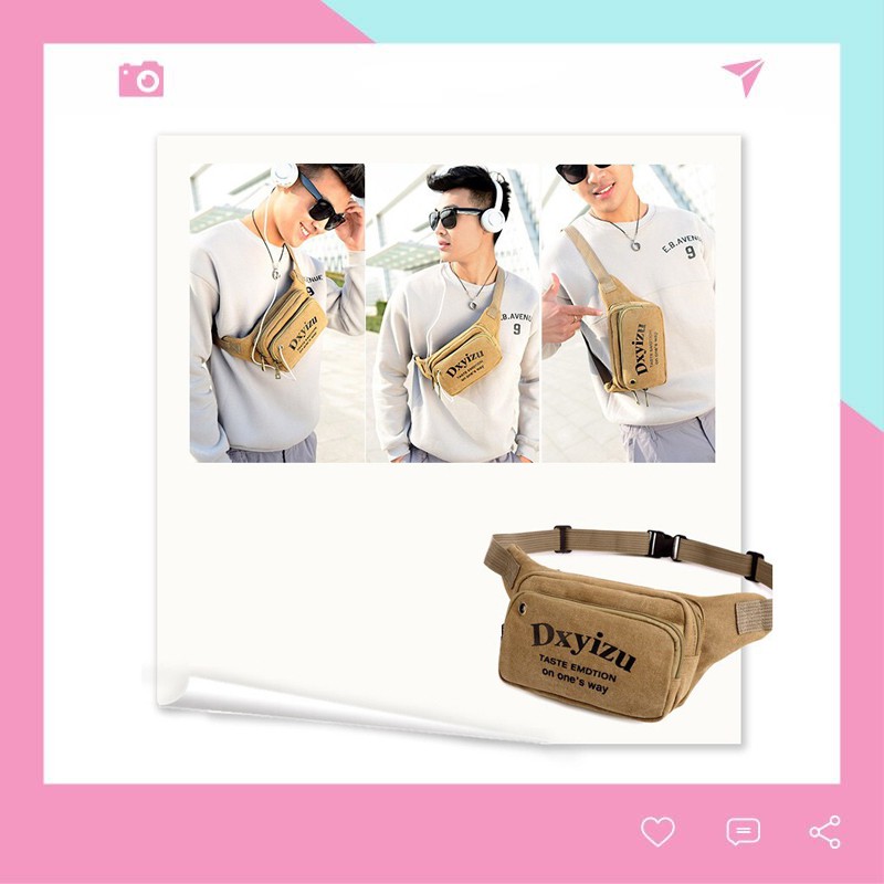 Túi Đeo Hông Thắt Lưng Dxyizu