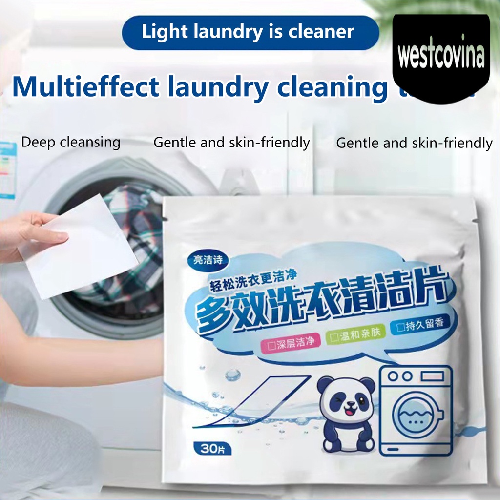 [Hot]☀ Set 30 Tấm Lót Giặt Quần Áo Đa Năng Có Hương Thơm