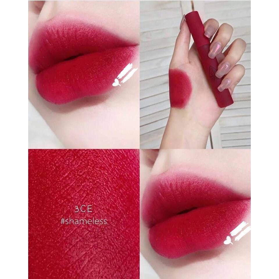 Son Kem Lì 3CE Smoothing Lip Tint Mịn Màng Như Nhung | BigBuy360 - bigbuy360.vn