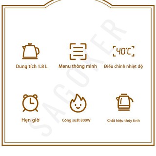 Ấm siêu tốc đa năng CHIGO, mã SG_AM_ST
