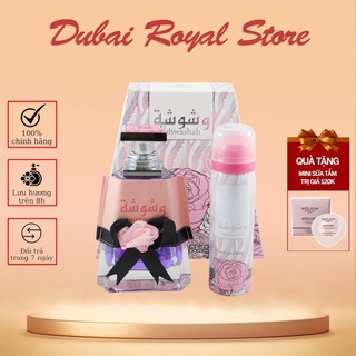 Set nước hoa Dubai Washwashah 100ml  ( Tặng chai xịt body )