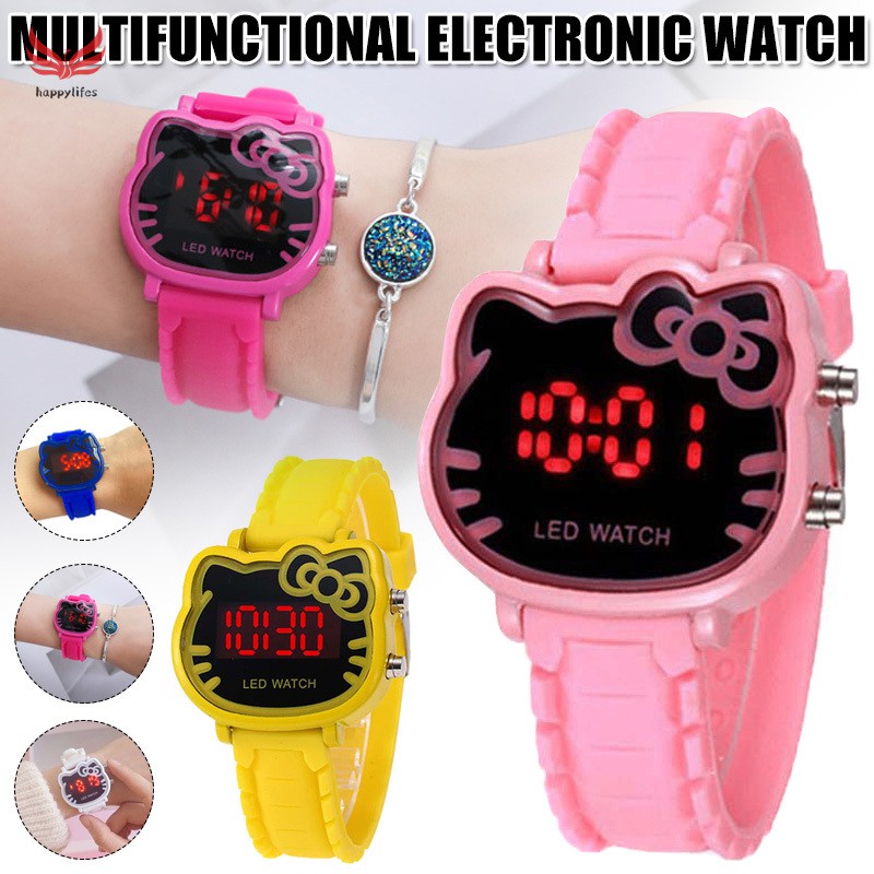 DISNEY HELLO KITTY Đồng Hồ Đeo Tay Chống Nước Hình Hello Kitty 3d Dễ Thương Cho Bé Gái | BigBuy360 - bigbuy360.vn