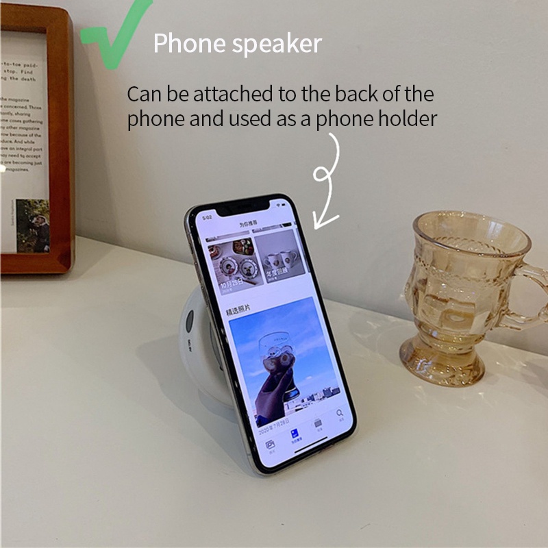 Etronik Không dây bluetooth không dây hút âm thanh phòng tắm siêu trầm mini nghe bài hát loa di động quà tặng dễ thương