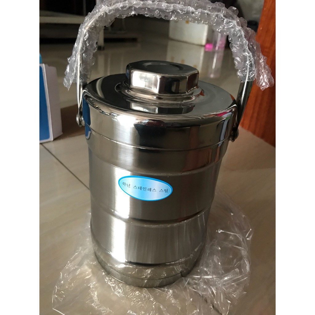 cặp lồng 3 tầng inox 1,4L[Giảm giá sốc]