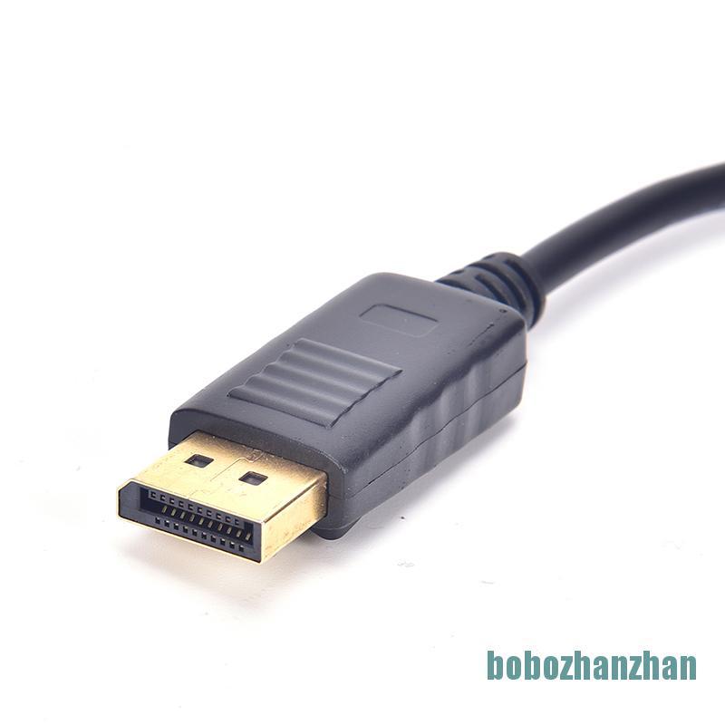 [bobozhanzhan]Displayport DP Male To VGA Female Adapter Display Port Cable Converter Black