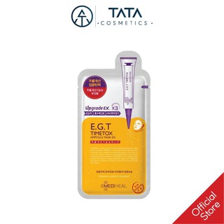 Mặt nạ chứa chất e.g.t giúp tái tạo da mediheal e.g.t timetox ampoule mask ex 25ml